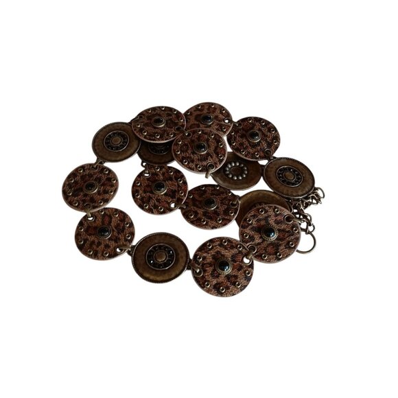 Statement Chain Belt Bronze Wheels Steampunk Nomad Apocalyptic Cosplay Womens main image 10